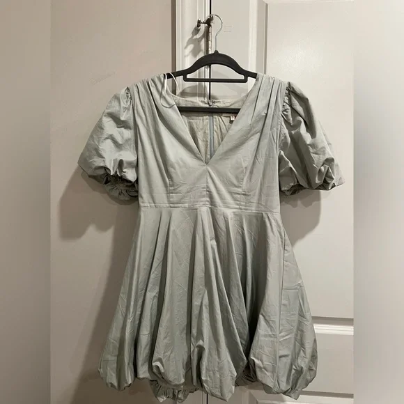 green cottage core dress Long Tulle Off The Shoulder Cottagecore Dress main image 0